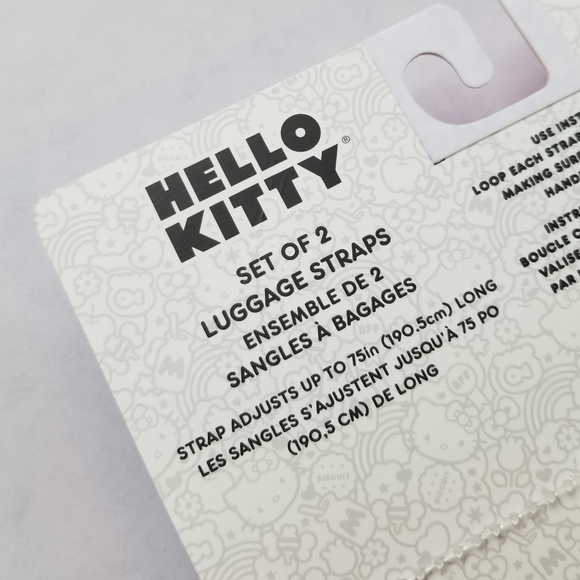 ❗Hello Kitty Pink Luggage Straps Set❗ - Picture 5 of 6